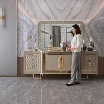 Commode Armoire Buffet Bas Nouvelle Commodes Designer Armoires Luxueuses en Bois de Luxe