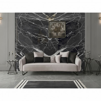 Canapé 3 places beige style sofa luxe salon moderne design tissu d'ameublement neuf