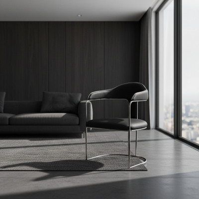 Moderne Armlehnstühle 1x Esszimmer TV Lounge Sitz Sessel Polsterstuhl neuer Textilstuhl