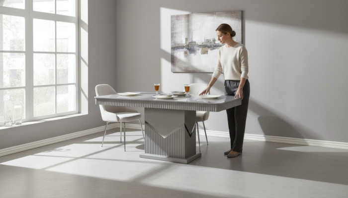 Table de salle à manger Ensemble de salle à manger Ensembles de table Chaise Suite Mobilier groupe de chaises 5 pièces. ensemble
