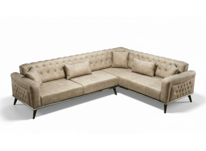 Canapé Canapé beige Salon ensemble Design Moderne Canapé Canapé d'angle nouveau Canapé Canapé beige Salon ensemble Design Moderne Canapé Canapé d'angle nouveau