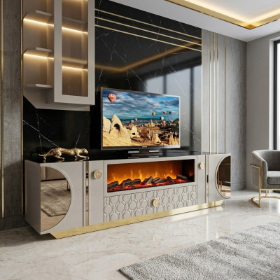 Meuble TV bas de luxe Étagère Buffet Meuble TV Commode Meuble TV Armoire Mobilier neuf