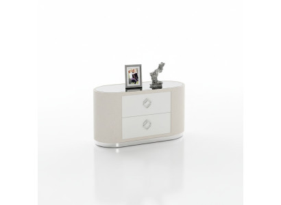 Table de chevet moderne Table d'appoint blanche Design Table de nuit Console de nuit Mobilier neuf