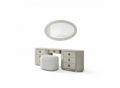 Coiffeuse Ensemble Console Miroir Chambre Mobilier Design Tabouret Set nouveau