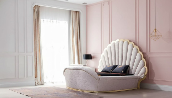 Lit royal Mobilier de luxe Chambres à coucher 200x200 Aménagements