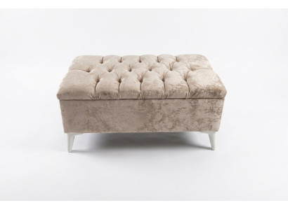 Tabouret de design Tabouret rembourré Repose-pieds Pouf Siège Tissu Chaise longue