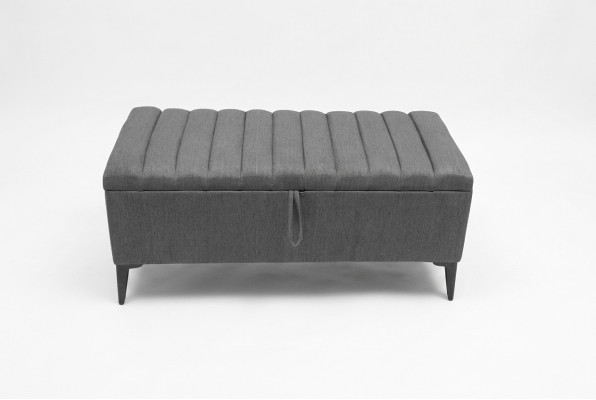Tabouret de design Repose-pieds Rembourrage Design Tabouret Ottoman Siège Textile Chaise Lounge Pouf