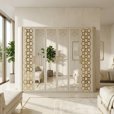 Armoire Armoire en bois de luxe Armoires Mobilier Design de luxe Nouvelle chambre à coucher