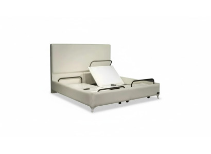 Chambre de luxe Lit Lit double En bois Rembourrage Lits Cadre de lit double Moderne
