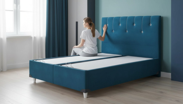 Chambre de luxe Lit Lits Doubles Conception Mobilier Cadre de Lit Hôtel Turque