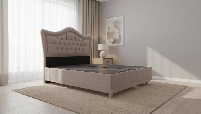 Lit de luxe avec matelas King Size Base de lit hôtel Chambres à coucher Lits