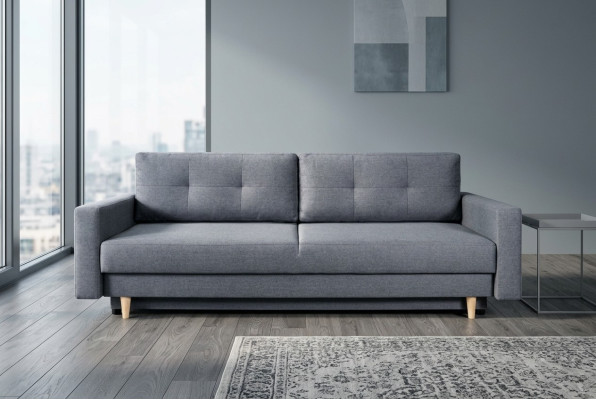 Style, rigueur et confort sont les principaux avantages de ce canapé extensible 3 places confortable et pratique.