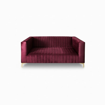 Canapé 2 places méga confortable et élégant en violet sera un accent lumineux dans votre intérieur.