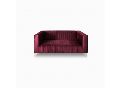 Canapé 2 places méga confortable et élégant en violet sera un accent lumineux dans votre intérieur.