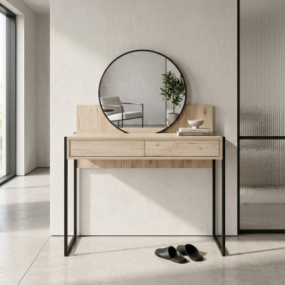 Coiffeuse Beige Chambre Miroir Meubles Design Élégant Luxe Magnifique nouveau