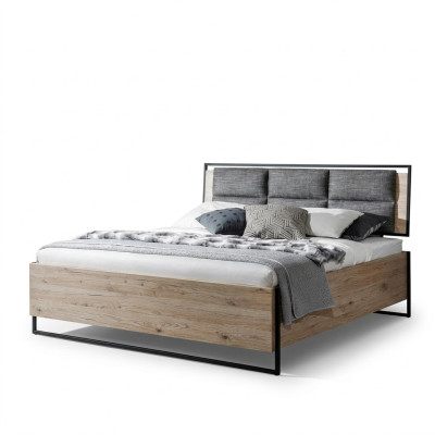 Lit Beige Loft Design Lits Doubles Modernes Chambre à Coucher Élégant Mobilier Neuf