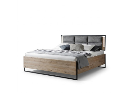 Lit Beige Loft Design Lits Doubles Modernes Chambre à Coucher Élégant Mobilier Neuf