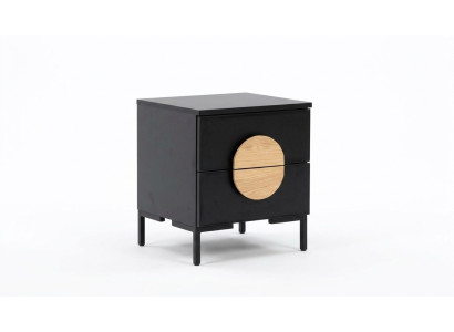 Table de chevet Gris Chambre Élégant Table Luxueux Meubles en bois Table d'appoint