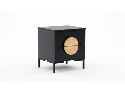 Table de chevet Gris Chambre Élégant Table Luxueux Meubles en bois Table d'appoint