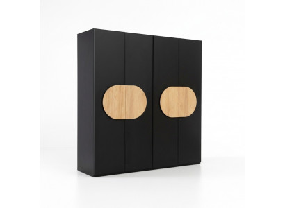 Armoire Gris Luxe Bois Armoire de Chambre Armoire de Design