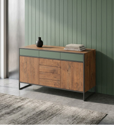 Commode Marron Design Élégant Mobilier Moderne Armoire de Chambre Belle
