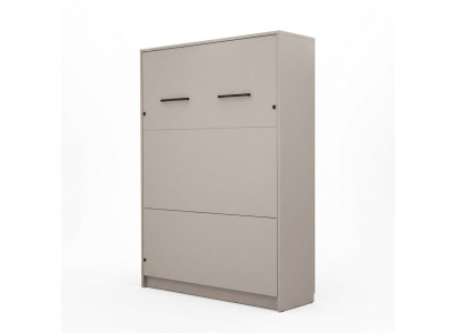 Lit avec bureau Chambre grise Design élégant Mobilier moderne de luxe neuf