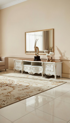 Buffet baroque Armoire Étagères Buffet Meuble TV Commode