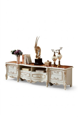 Buffet baroque Armoire Étagères Buffet Meuble TV Commode