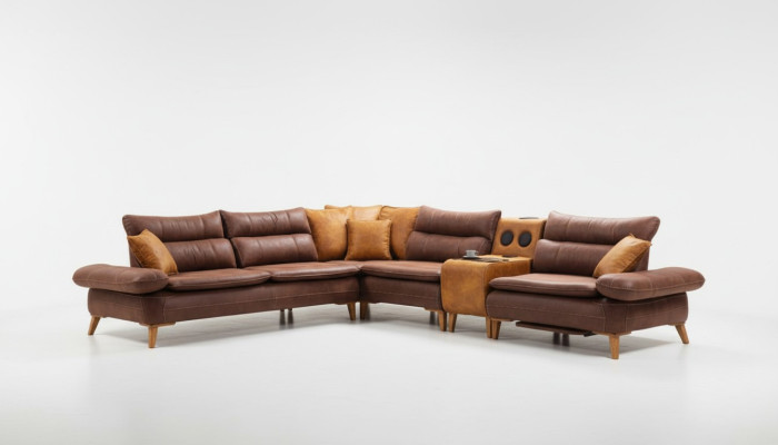 Canapé d'angle multifonction Bluetooth Sofa Sound System Living Landscape