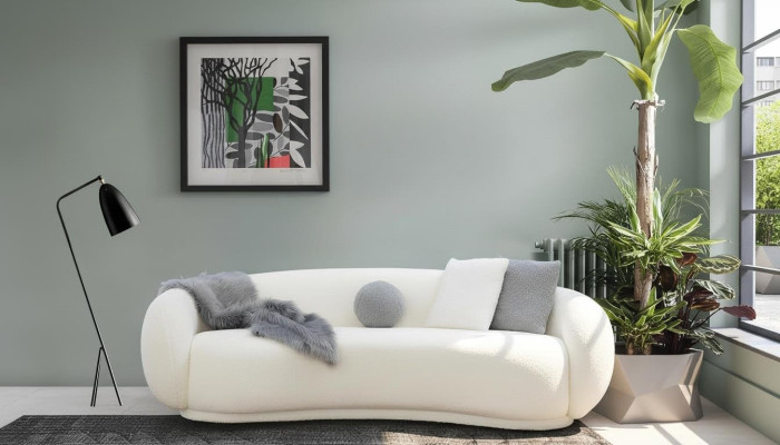 Sofa design à trois places pour le salon Meubles Ameublement Canapés Rembourrage