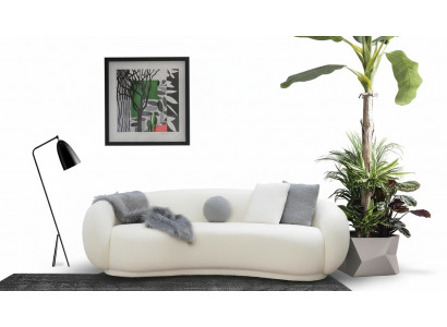 Sofa design à trois places pour le salon Meubles Ameublement Canapés Rembourrage