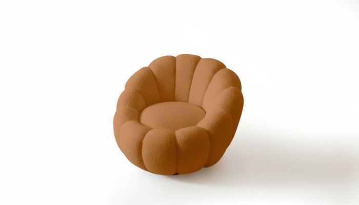 Fauteuil de luxe Club Télévision Textile Ameublement Mobilier Salon Relax Chaise