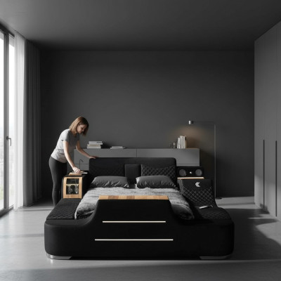Lit avec téléviseur Lit Lift TV Lits multifonctions Lit double Chambre