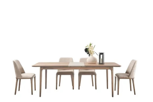 Ensemble complet Table à manger 4 chaises Ensembles salle à manger Groupe Ess Table en bois Tables 5 pièces