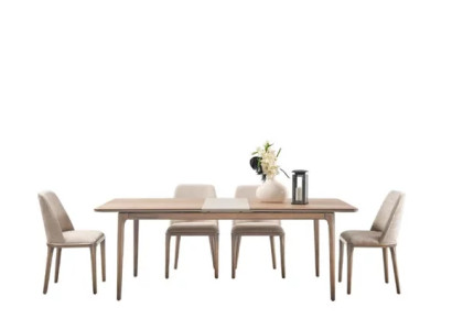 Ensemble complet Table à manger 4 chaises Ensembles salle à manger Groupe Ess Table en bois Tables 5 pièces