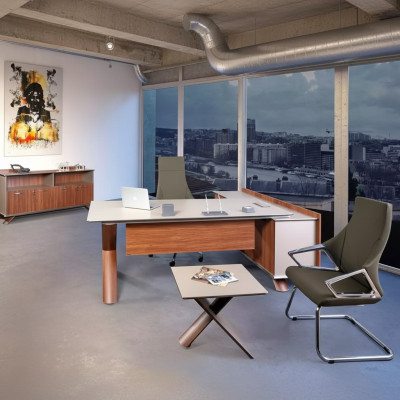 Meubles en bois Table de travail Bureau d'angle Mobilier de bureau Commode Table basse Moderne