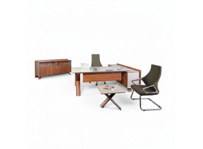 Meubles en bois Table de travail Bureau d'angle Mobilier de bureau Commode Table basse Moderne