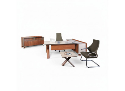 Meubles en bois Table de travail Bureau d'angle Mobilier de bureau Commode Table basse Moderne
