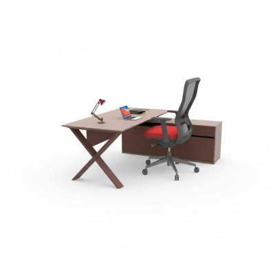 Bureau Mobilier de bureau Table de direction Mobilier en bois Poste de travail d'écriture design