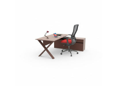 Bureau Mobilier de bureau Table de direction Mobilier en bois Poste de travail d'écriture design