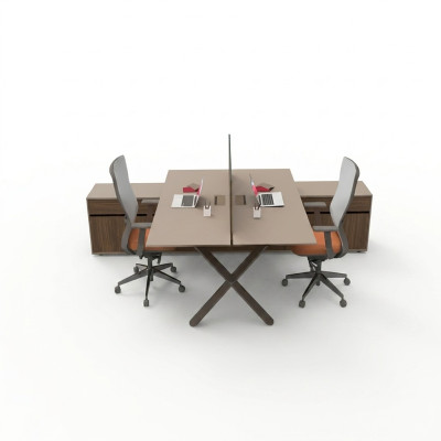 Bureau Tables Mobilier de bureau Grande Salle d'étude Mobilier de bureau moderne Bois