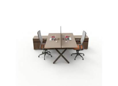 Bureau Tables Mobilier de bureau Grande Salle d'étude Mobilier de bureau moderne Bois