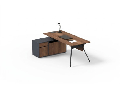 Bureau de bureau ensemble table décoration moderne marron nouveau