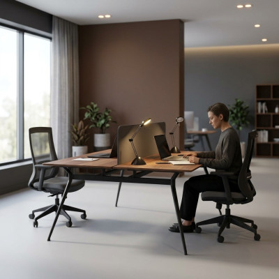 Bureau d'ordinateur table pour ordinateur portable bureau de bureau haut de bureau lieu de travail de bureau