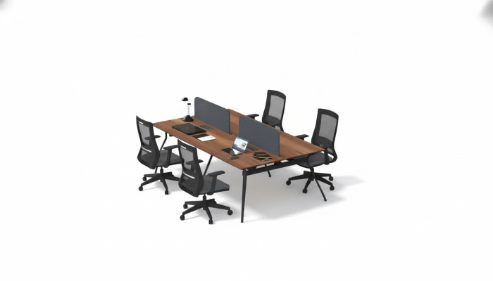 Grand bureau informatique Mobilier de bureau Table pour ordinateur portable Tables de travail Mobilier de salle d'étude