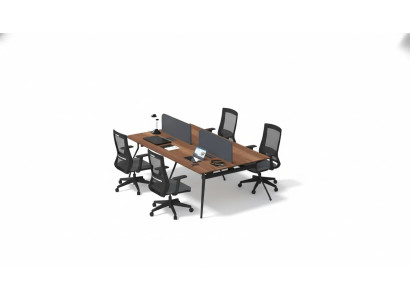 Grand bureau informatique Mobilier de bureau Table pour ordinateur portable Tables de travail Mobilier de salle d'étude