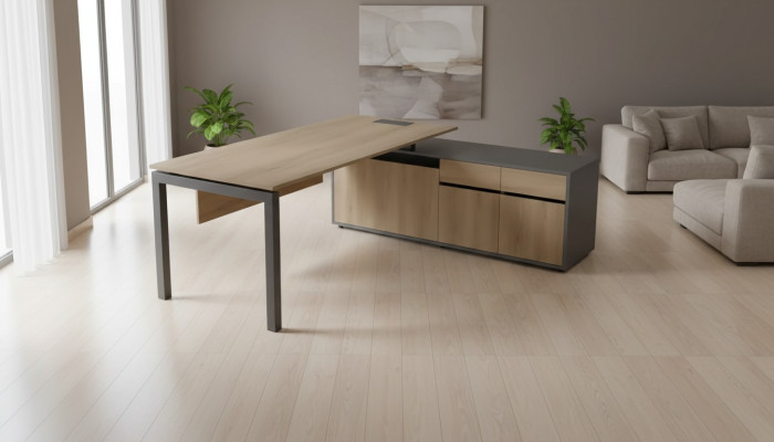 Coin mobilier de travail de bureau de bureau de luxe de bureau de mobilier de table de designer moderne