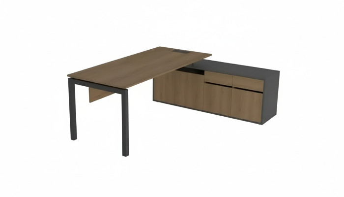 Coin mobilier de travail de bureau de bureau de luxe de bureau de mobilier de table de designer moderne