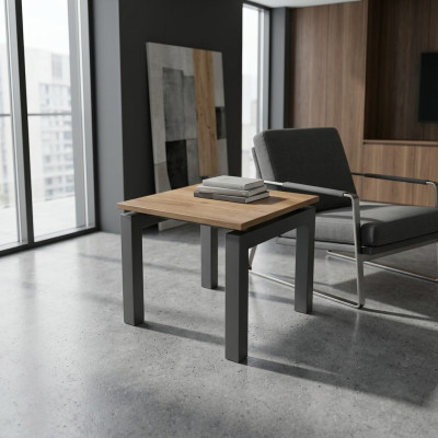 Table basse rectangulaire, petite table d'appoint design, meuble en bois de luxe
