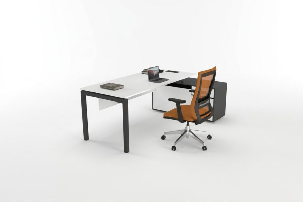 Blanc table de travail bureau table bureau tables de bureau meubles en bois meubles d'écriture moderne